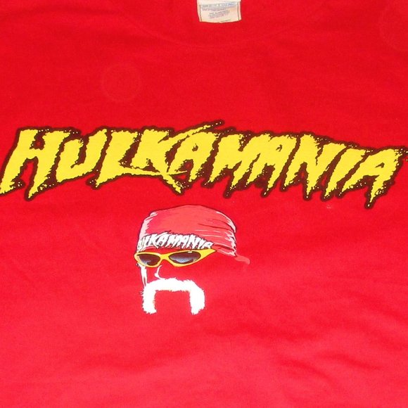 Vintage 2006 HULKAMANIA Hulk Hogan Men’s RED T-Shirt WWE Wrestling Size L - Picture 5 of 5